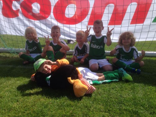 5.Platz der 2.Bambini-Mannschaft beim Rabencup 2014