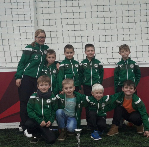 Teilnahme beim F-Jugend Turnier in der Kickerarena