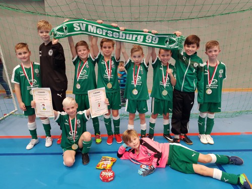 Turniersieger beim Hallencup der SG Spergau