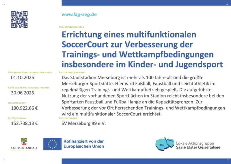 Bau des Soccer-Courts ist gestartet!