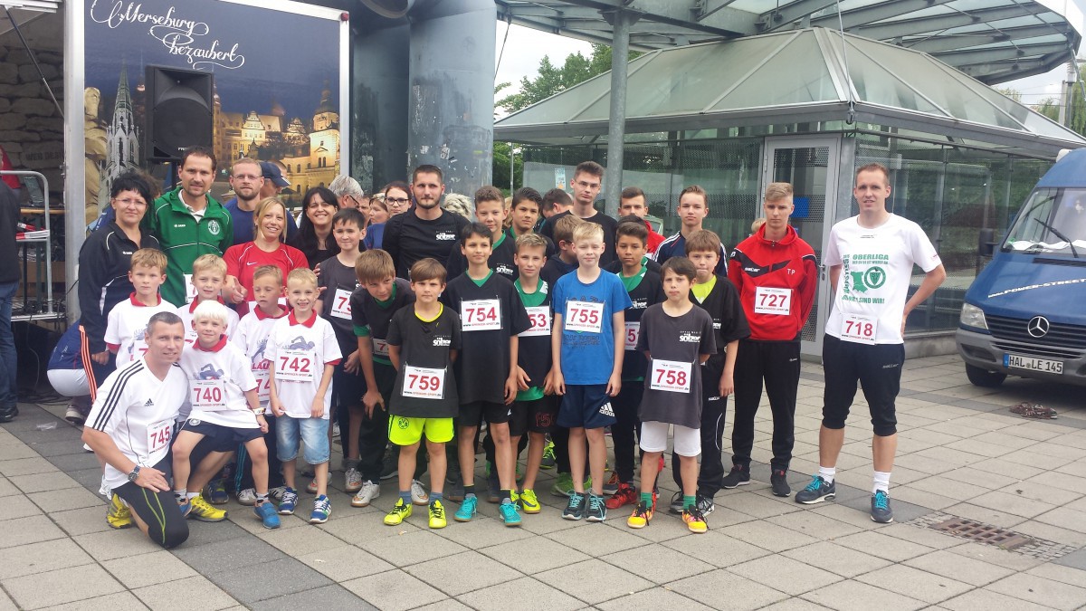 Der SV Merseburg 99 beim Benefiz-Lauf !!!