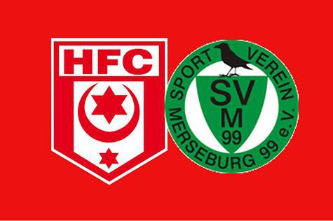 Testspiel - Hallescher FC zu Gast im Stadtstadion Merseburg