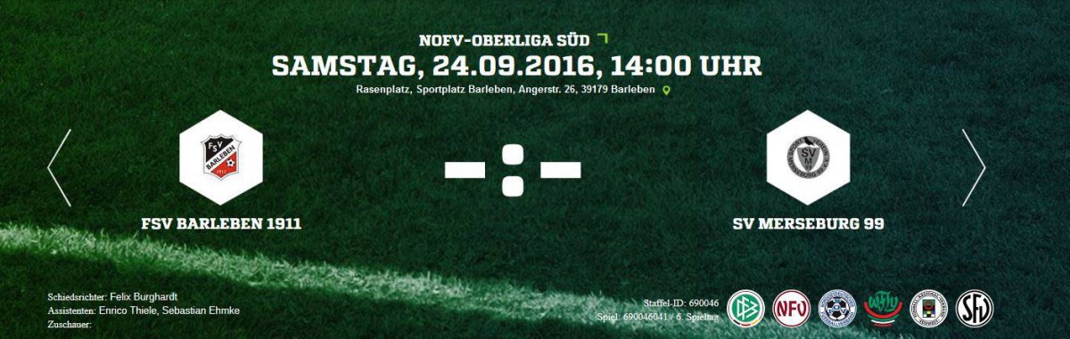 Schweres Auswärtsspiel beim FSV Barleben