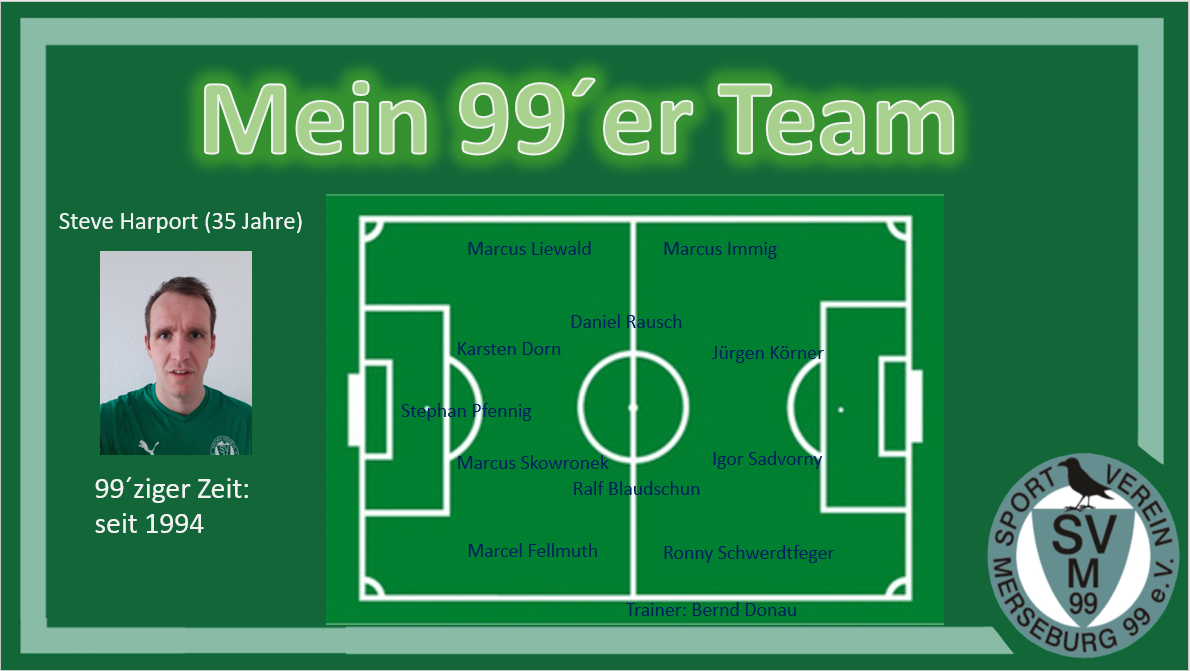 Mein 99´er Team - Steve Harport