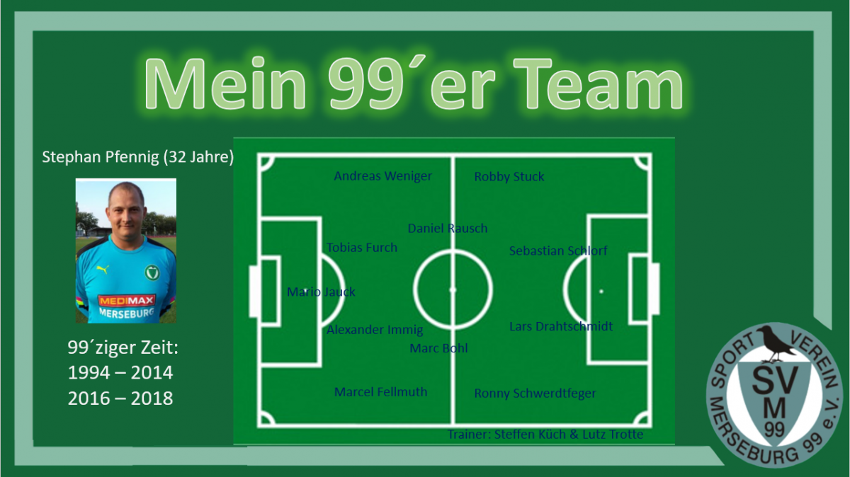 Mein 99´er Team - Stephan Pfennig