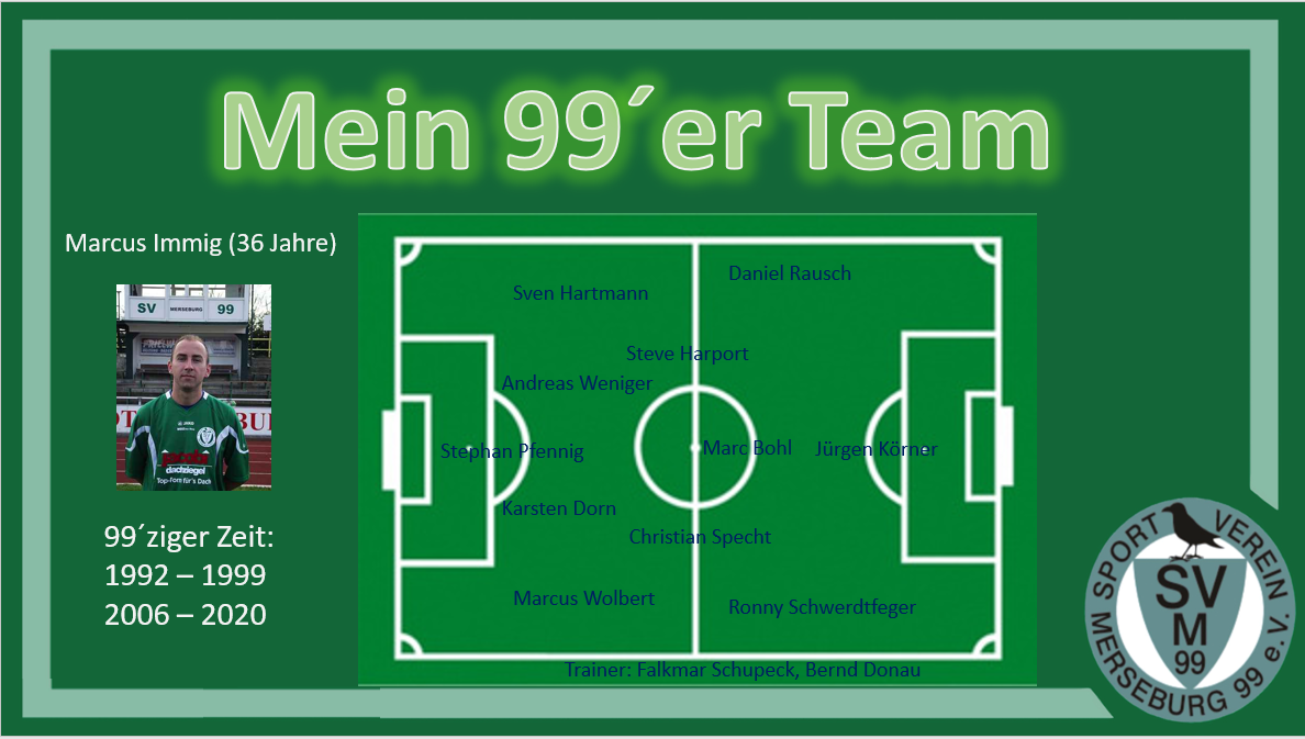 Mein 99´er Team - Marcus Immig