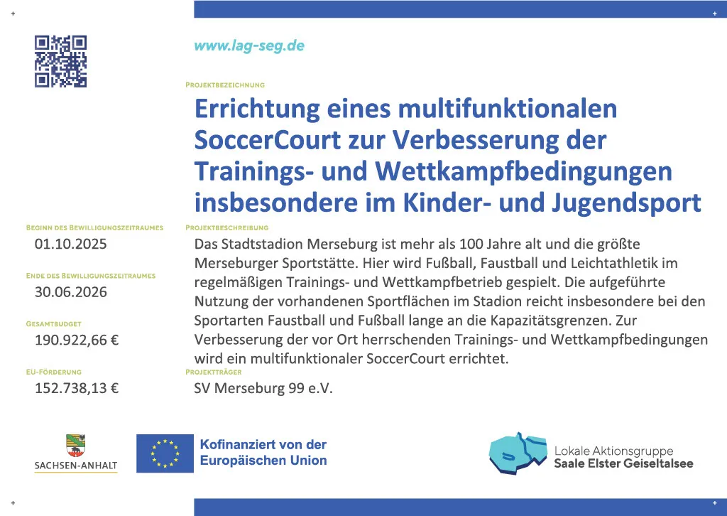 Bau des Soccer-Courts ist gestartet!