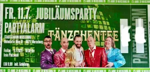 Vorverkauf für die Jubiläumsparty mit "Tänzchentee"