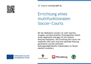Bau des Soccer-Courts ist gestartet!
